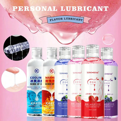 Duiziqian Fruit Flavored Personal Lubricant, 1pc Fruits Flavored Vaginal Lubrication