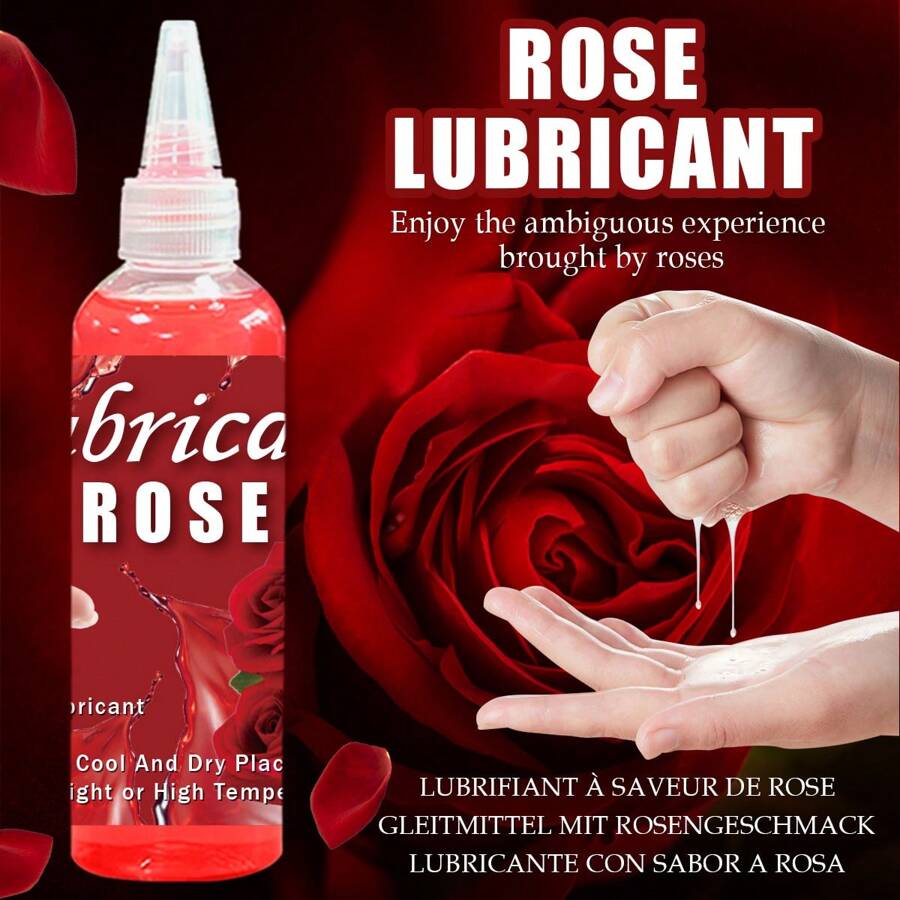 duiziqian rose flavored lube, anal lube & sex lube for women & men