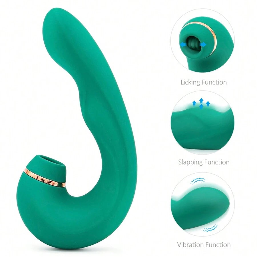 3 in 1 g spot sucking vibrator dildo for women vaginal stimulate