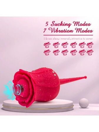 Upgraded Rose Toys Clitoral Sucking G Spot Vibrators Tongue