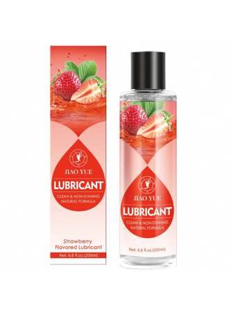 personal intimate lubricant, strawberry flavored water-based lube