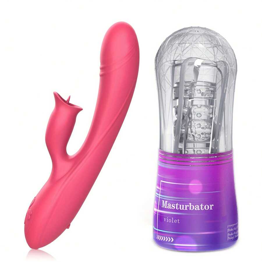 crystal masturbation device & 12-function rabbit vibrator