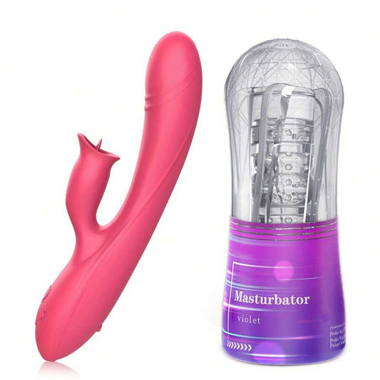 Crystal Masturbation Device & 12-Function Rabbit Vibrator