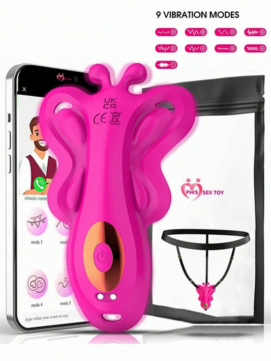 Wearable Panty Vibrator Strong Clip App Remote Control Butterfly