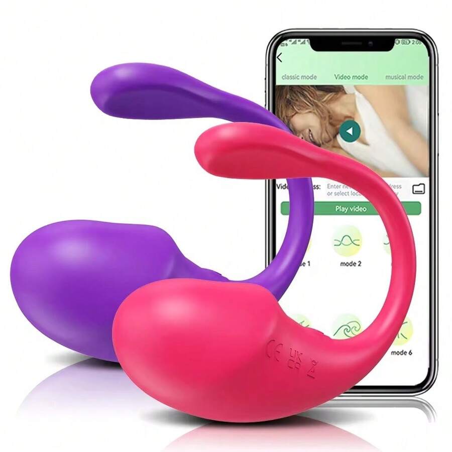 1 pc wireless bluetooth app vibrator adult sex toys