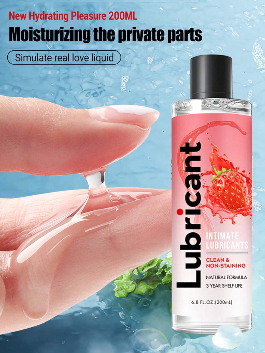 strawberry flavored water based lubricant,fruit flavor sex lube