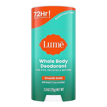 lume smooth solid stick - 2.6 ounce (minted cucumber)