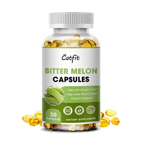 catfit nature bitter gourd extract capsule reduce blood sugar slim