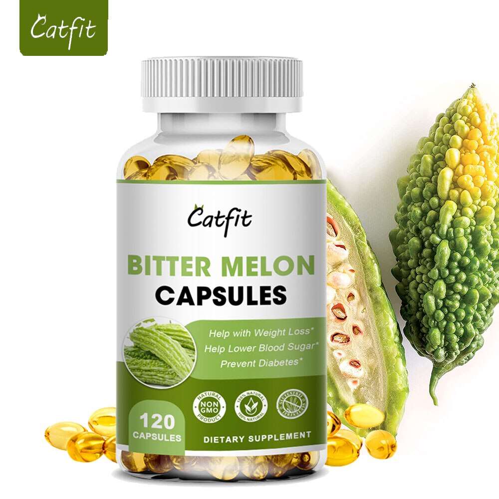 catfit nature bitter gourd extract capsule reduce blood sugar slim