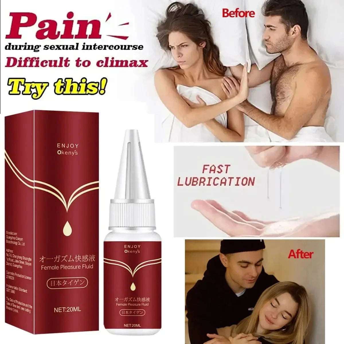 intense fast orgasmic gel women sex oils stimulant strong enhancer