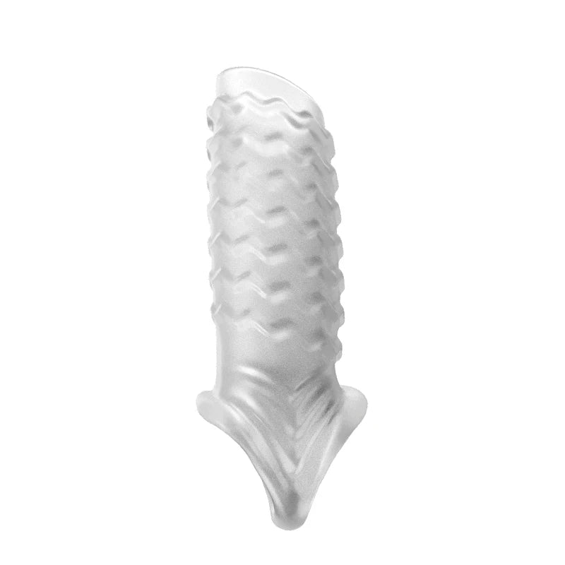 reusable delay condom penis sleeve extension extend dildo adult anal plug sex toys