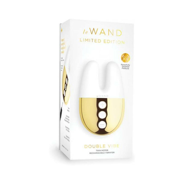 personal massager vibrator double vibe white gold